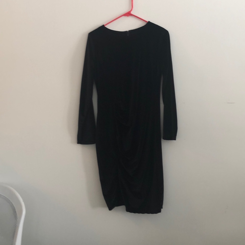 Velvet black dress